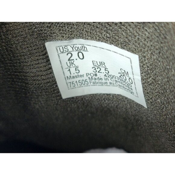 Vans Ward Suede Canvas Coffee Brown Shoes Sneakers Youth Size 2Y VN000CX0D4C - Picture 5 of 9